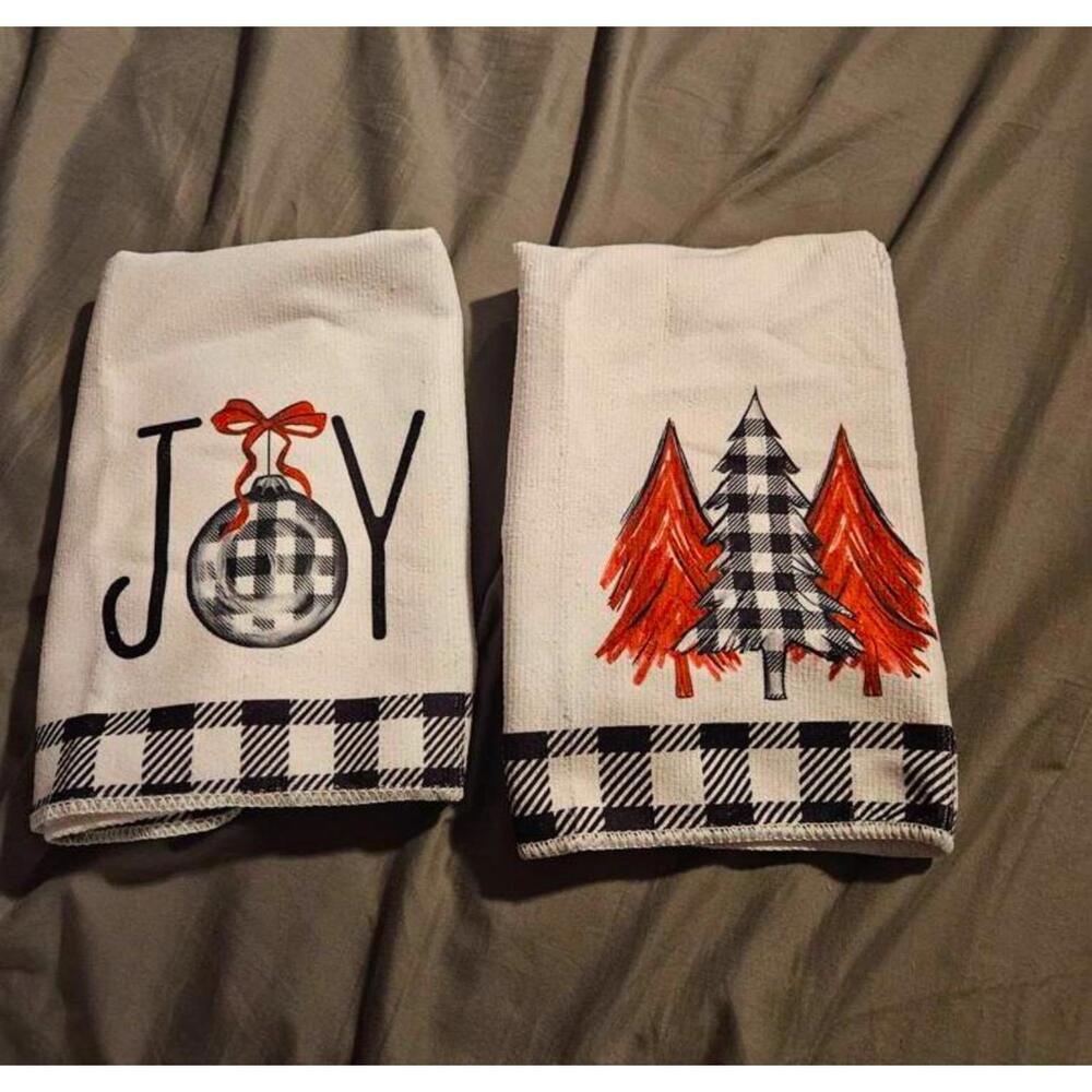 Christmas hand towels